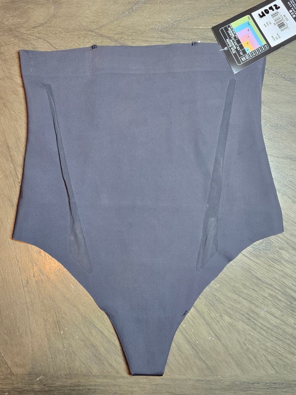 Maidenform Firm Control High Waist Shaping Thong Black